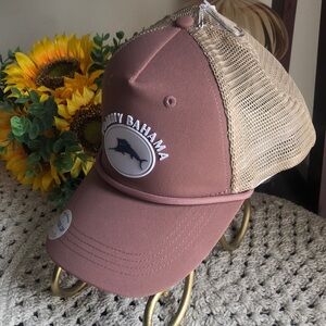 Tommy Bahama Brown and Tan Trucker Hat